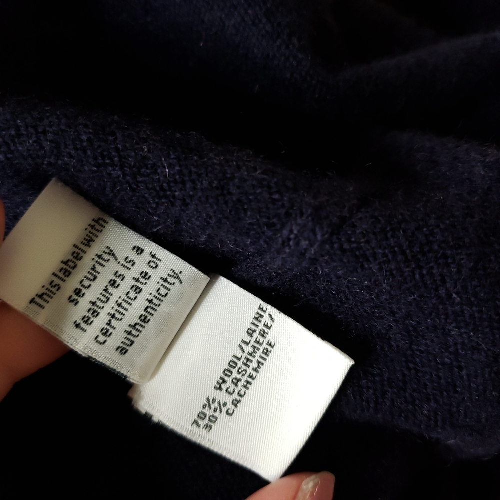 DVF 'Gracey' Wool & Cashmere Turtleneck NWOT Sz M - Picture 10 of 13